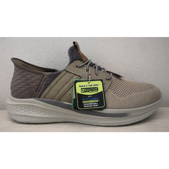 Skechers 210811 Men’s Sz 11M Taupe Slade-Ocon Relaxed Fit Slip-In Shoes - Picture 5 of 14